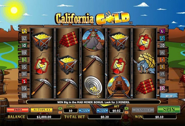 Spiele California Gold Rush - Video Slots Online Spiele California Gold Rush - Video Slots Online