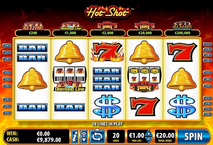 Play hot shot slot online