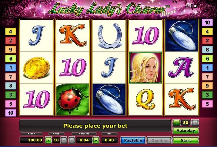lucky ladys charm deluxe casino lot